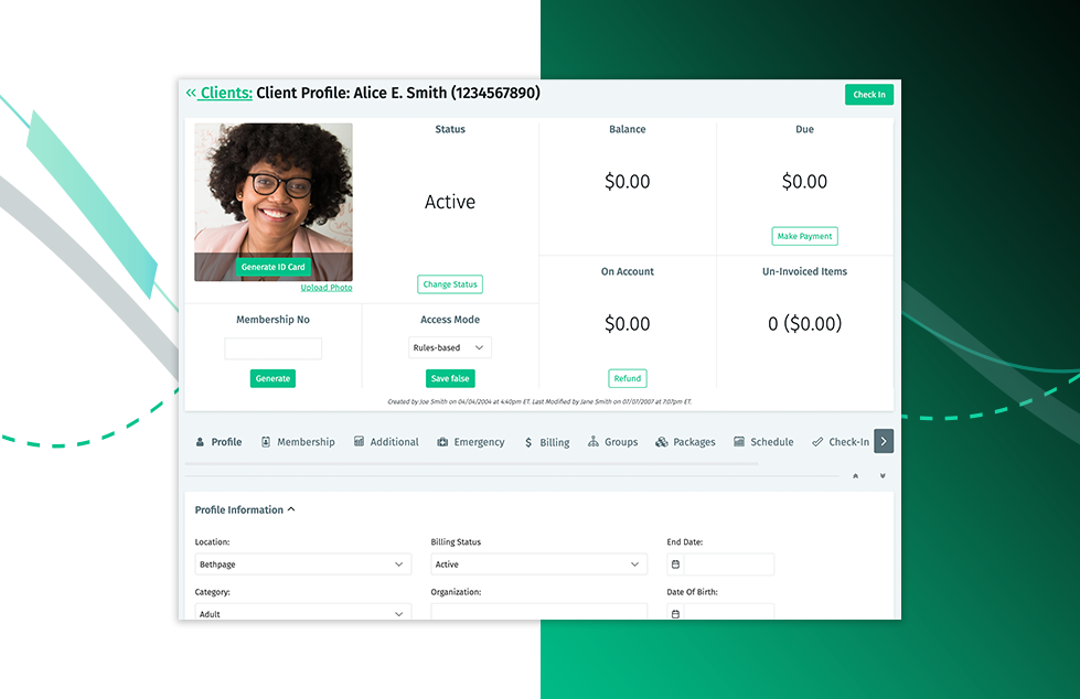 Detailed Membership Data with EZFacility