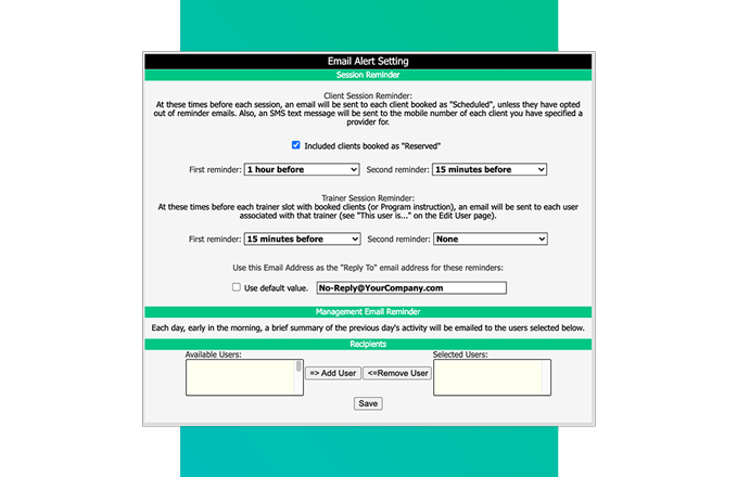 Helpful Reminders from EZFacility