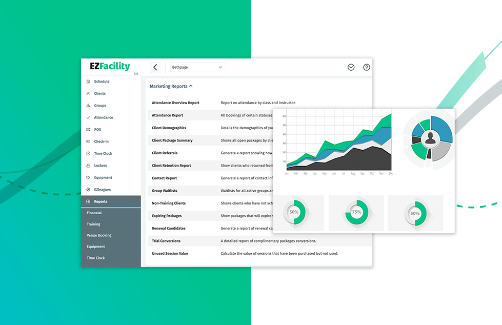 Marketing Report Suite from EZFacility